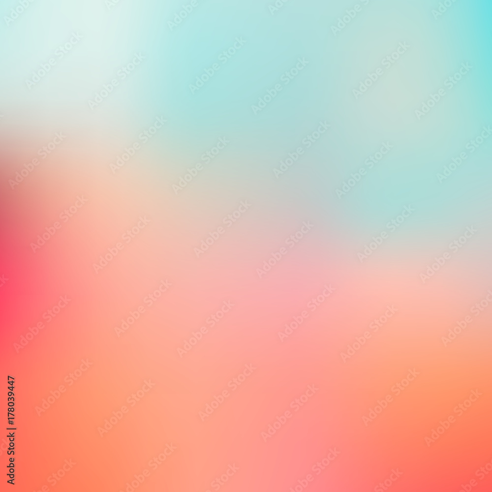 Wall mural abstract blurred gradient mesh background