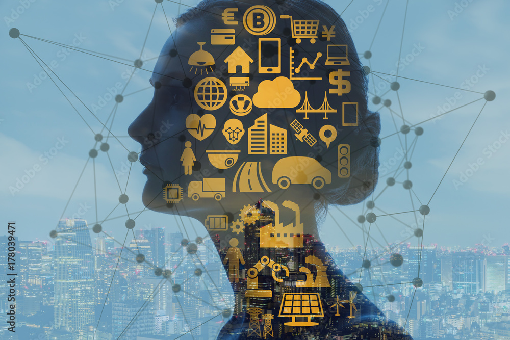Poster ai(artificial intelligence) concept.