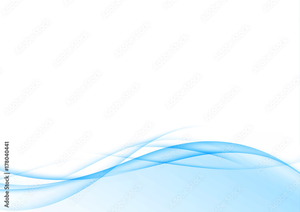 Canvas Prints blue abstract modern soft mild futuristic graphic lines background