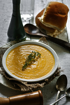 Carrot soup.