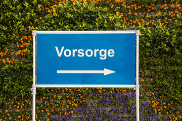 Schild 193 - Vorsorge