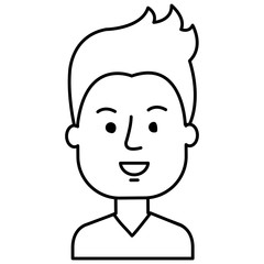 Obraz premium young man avatar character