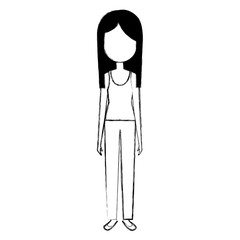 beautiful woman avatar character