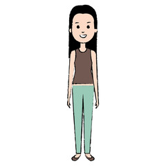 beautiful woman avatar character