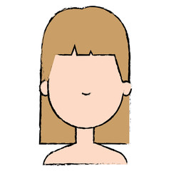 beautiful woman shirtless avatar character