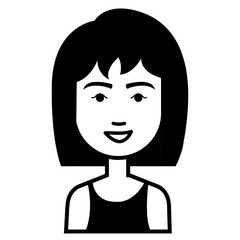 beautiful woman avatar character