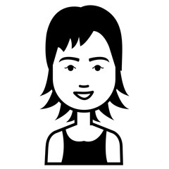 beautiful woman avatar character