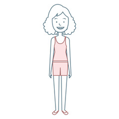 beautiful woman avatar character