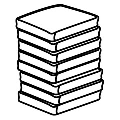 Fresh bread sliced icon vector illustration graphic design