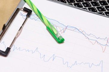 business Financial graphs