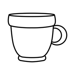 Coffee mug isolated icon vector illustration graphic design