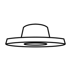 Male vintage hat icon vector illustration graphic design