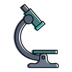 microscope laboratory isolated icon