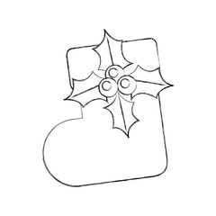 christmas sock flower surprise decoration ornate