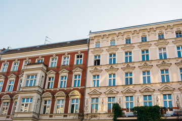 Fototapeta na wymiar luxury facades at berlin