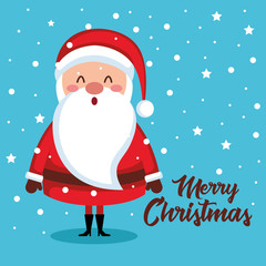 merry christmas santa character