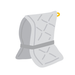 防災グッズ　防災頭巾　イラスト