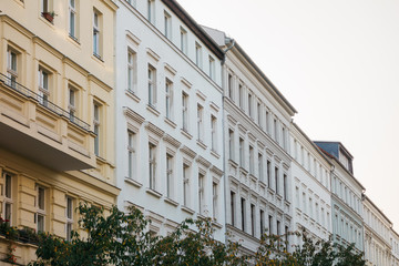 street with beautiful real estate houses