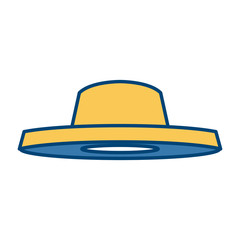 Male vintage hat icon vector illustration graphic design