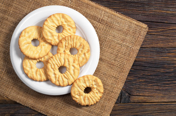 Cookies with coconuts