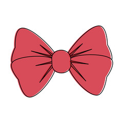 bowtie decorative isolated icon