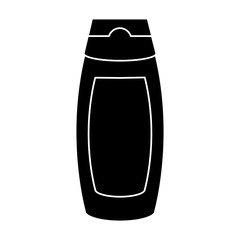 Shampoo bottle isolated icon vector illustration graphic design