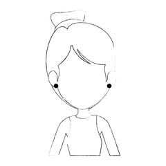 beautiful woman avatar character