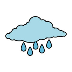 cloud sky silhouette with rain drops