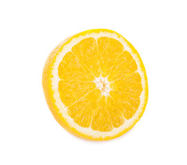 Orange slice isolated on white background
