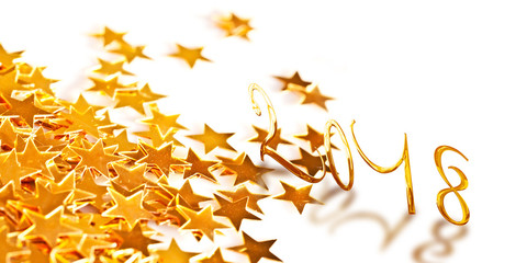 Golden numbers 2018 with little stars