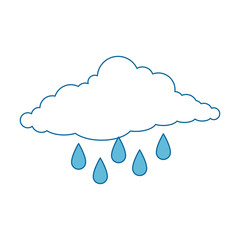 cloud sky silhouette with rain drops