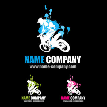 logo sport  moto cross xtrem vélo vtt 