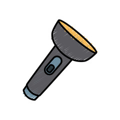 Flashlight isolated symbol icon vector illustration graphic design