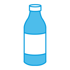 Water glass bottle icon vector illustration graphic design