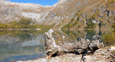 angeln im Stausee