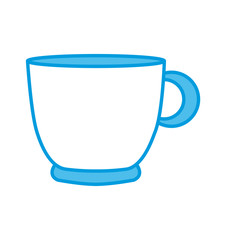 Coffee mug isolated icon vector illustration graphic design