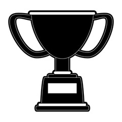 trophy cup icon image vector illustration design