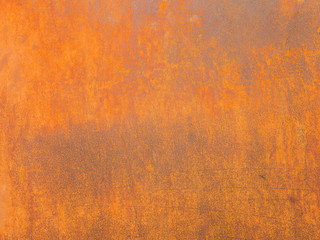 Rust surface. Close up rust on an old sheet of metal texture. High quality grunge rusty old and...
