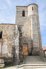 Fototapeta na wymiar Eglise du village massacré d'Oradour sur Glane, Haute Vienne, Limousin, France