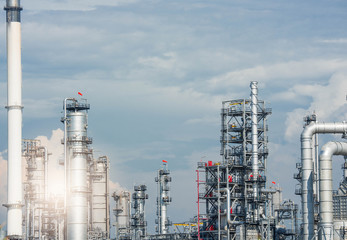 Industrial zone,The equipment of oil refining,Close-up of industrial pipelines of an oil-refinery...