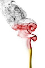 Germany flag smoke