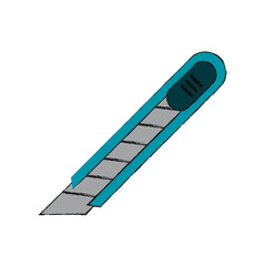 blade cutter office supplies icon image vector illustration design