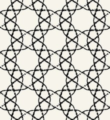 Obraz premium arabic geometric seamless ornament pattern