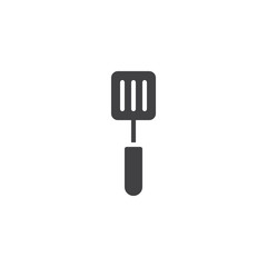 Spatula icon vector, filled flat sign, solid pictogram isolated on white. Symbol, logo illustration.