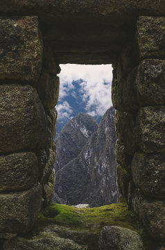 Stone Gate at Machu Picchu