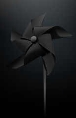 Black Pinwheel