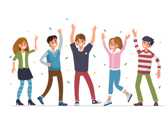 Fototapeta premium Happy people