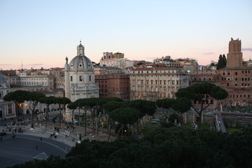 Fototapeta na wymiar Cityscape of Rome, Italy