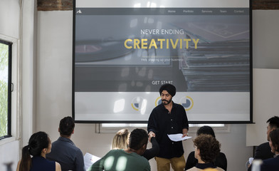 Business people in a meeting