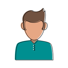 man avatar portrait icon image vector illustration design 